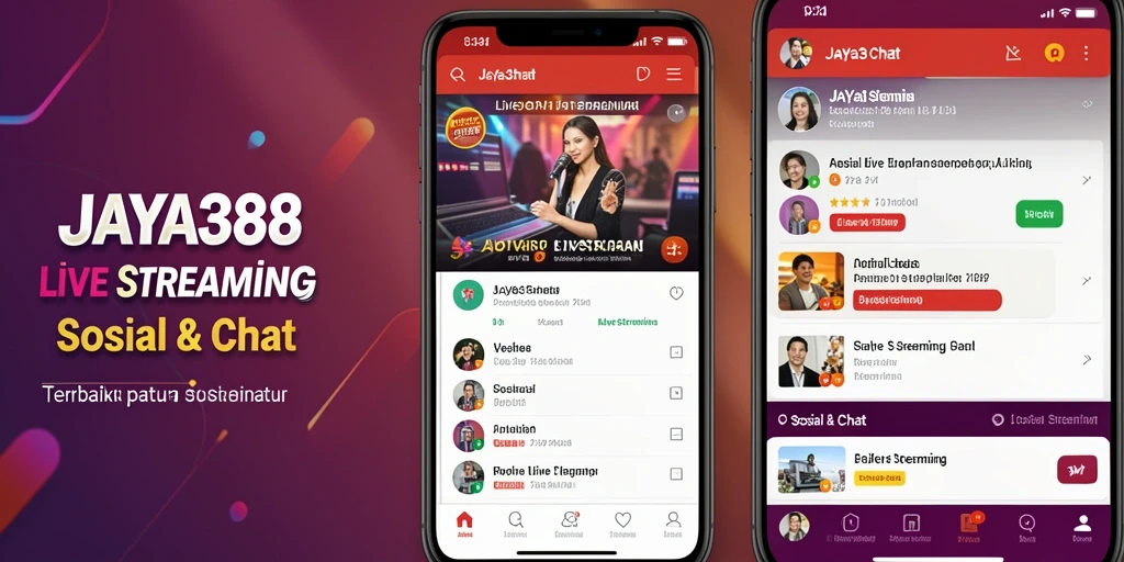 Tampilan antarmuka <strong>JAYA388</strong> saat siaran langsung dengan fitur interaktif.