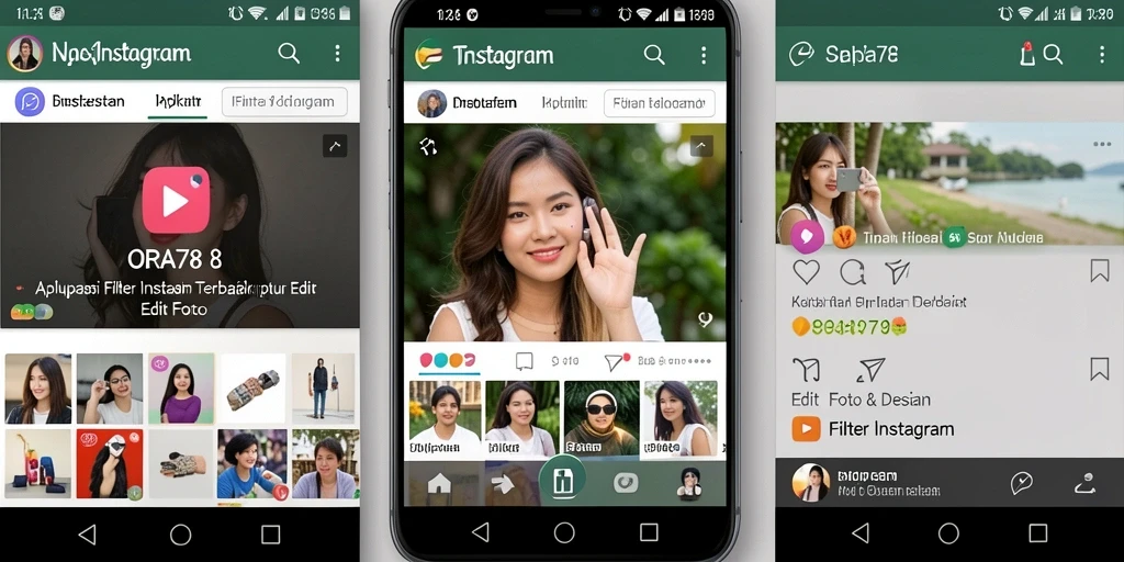 Tampilan antarmuka ORA78 yang memukau dengan berbagai pilihan filter.