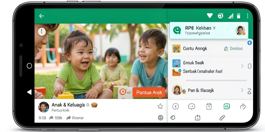 Antarmuka pengguna RP8 yang intuitif dan mudah digunakan.