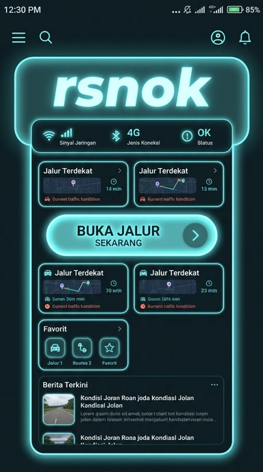 Tampilan link alternatif rsnok